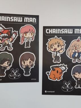Chainsaw Man Chibi Character Sticker Sheets - The Alley Collab